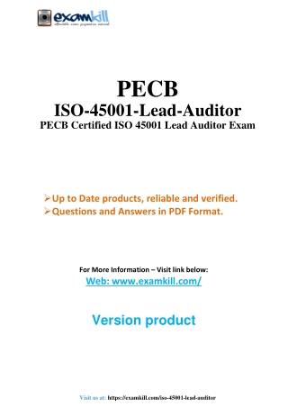 ISO 45001 Lead Auditor Q&A with Simple PDF Guide