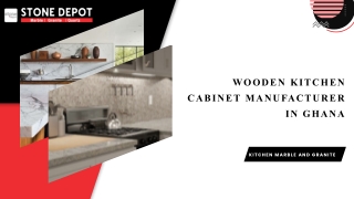 Wooden Kitchen Cabinet Manufacturer in Ghana