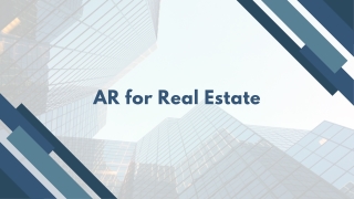 AR for Real Estate