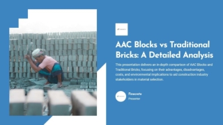 AAC Blocks vs. Traditional Bricks Which Should You Choose