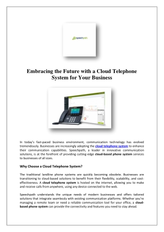 Voip Services Ireland | Speechpath