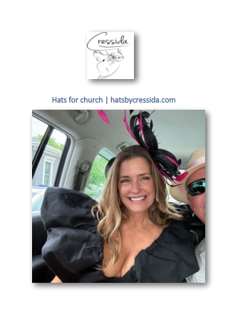 Hats for church | hatsbycressida.com