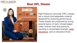 Best HPL Sheets