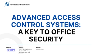 Advanced Access Control Systems  A Key to Office Security