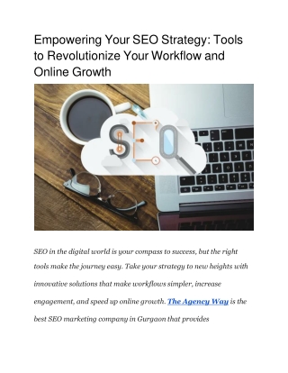 Empowering Your SEO Strategy_ Tools to Revolutionize Your Workflow and Online Growth