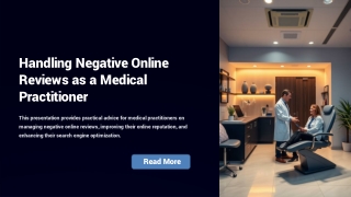 How To Handle Online Negative Reviews As A Medical Practitioner