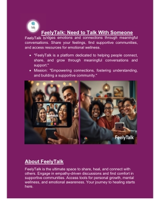 Talk with Strangers Who Offer Compassionate Emotional Support