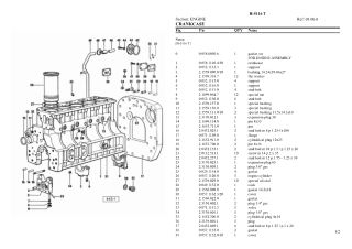 HURLIMANN h-5116 t Tractor Parts Catalogue Manual Instant Download