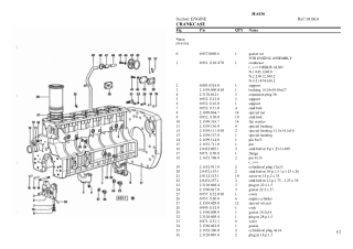 HURLIMANN h-6136 Tractor Parts Catalogue Manual Instant Download