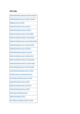 All Links PDF BY IIADM