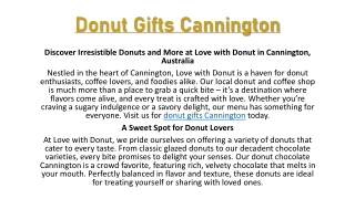 donut gifts Cannington