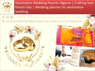 Destination Wedding Planner Algarve