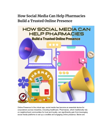 How Social Media Can Help Pharmacies Build a Trusted Online Presence