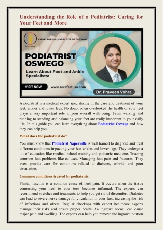 Podiatrist Oswego