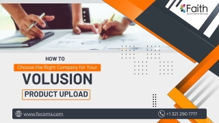 How to Choose the Right Company for Your Volusion Product Upload