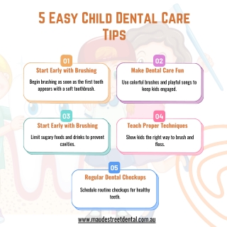 5 Easy Child Dental Care Tips