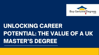 Unlocking Career Potential: The Value of a UK Master’s Degree