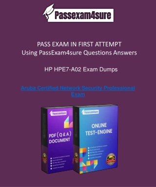 Pass HPE7-A02 with Confidence: High-Quality Dumps That Work