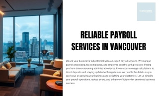 Reliable Payroll Services in Vancouver | Transcounts