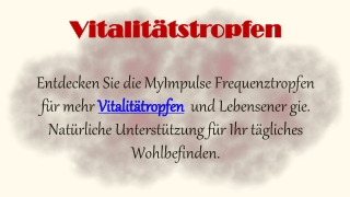 Vitalitätstropfen