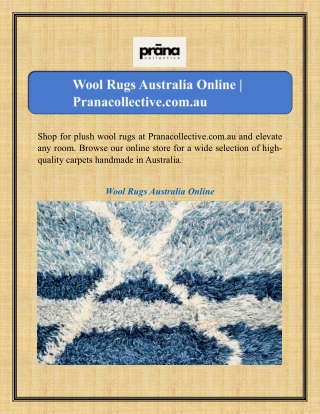 Wool Rugs Australia Online | Pranacollective.com.au