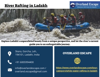 River Rafting in Ladakh