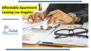 Affordable Apartment Leasing Los Angeles - www.bessaproperties.com