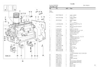 HURLIMANN xa-606 Tractor Parts Catalogue Manual Instant Download