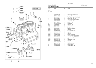 HURLIMANN xa-656t Tractor Parts Catalogue Manual Instant Download