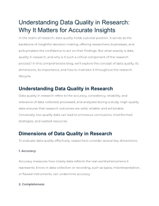 Understanding Data Quality in Research_ Why It Matters for Accurate Insights