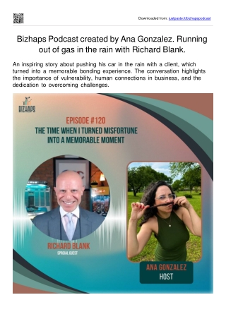 The Bizhaps podcast guest Richard Blank Costa Ricas Call Center