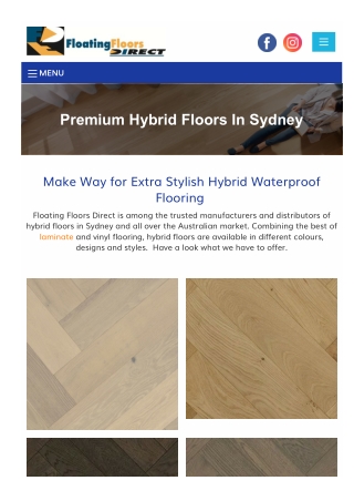 Hybrid Flooring Sydney