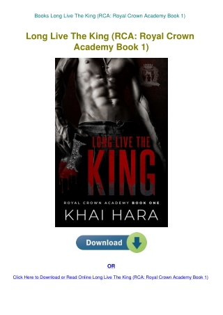 Books Long Live The King (RCA Royal Crown Academy Book 1)