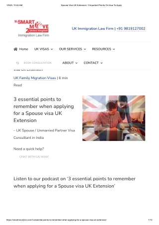 Spouse Visa UK Extension_ 3 Important Points On How To Apply