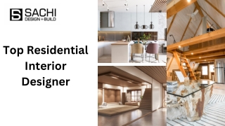 Top Residential Interior Designer