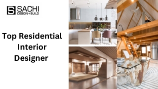 Top Residential Interior Designer