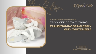 From Office to Evening - Transitioning Seamlessly with White Heels