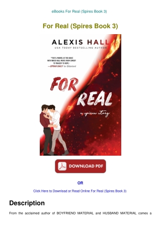 eBooks For Real (Spires Book 3)