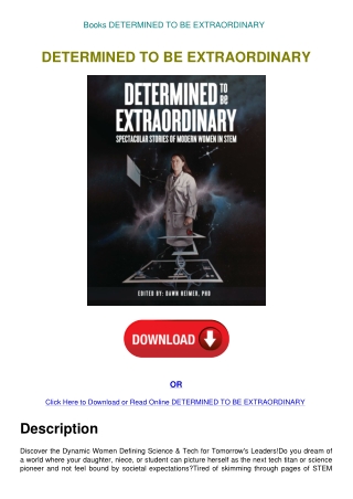 Books DETERMINED TO BE EXTRAORDINARY