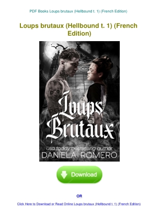 PDF Books Loups brutaux (Hellbound t. 1) (French Edition)