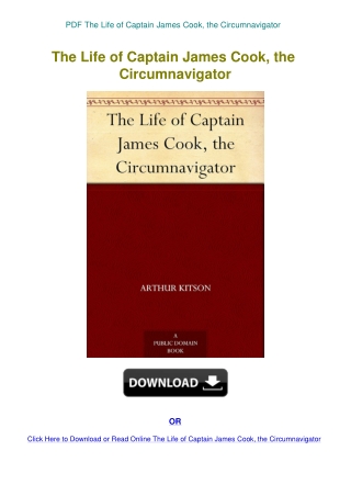 PDF The Life of Captain James Cook  the Circumnavigator