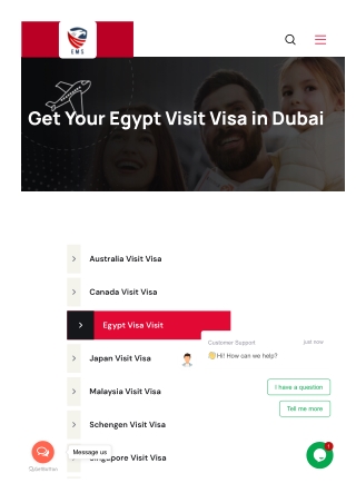 Egypt visit visa in UAE