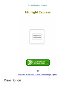 Books Midnight Express