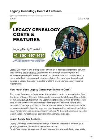legacyfamilytreehelp.com-Legacy Genealogy Costs  Features