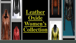 Leather Oxide Women’s Collection