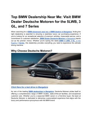 Top BMW Dealership Near Me_ Visit BMW Dealer Deutsche Motoren for the 5LWB, 3 GL, and 7 Series