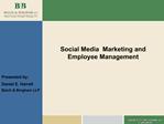 Social Media Marketing and Employee Management