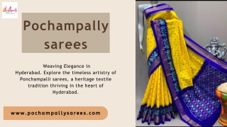 Pochampally Sarees-