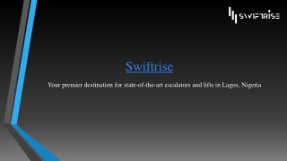 Premium Lift Solutions by SwiftRise