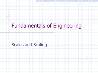 Fundamentals of Engineering